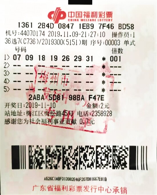 揭秘今日广东36选7好彩三奖金数额——幸运儿将获得多少奖金？