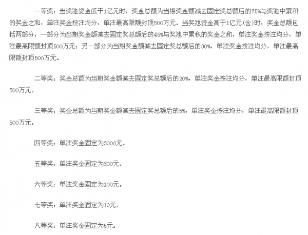 大乐透追加规则及奖金详解