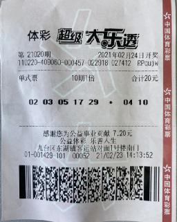 大乐透中奖彩票一等奖实票图表，揭秘幸运背后的故事