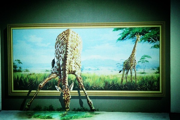 画最真实的3D立体画图片，技术与艺术的完美结合