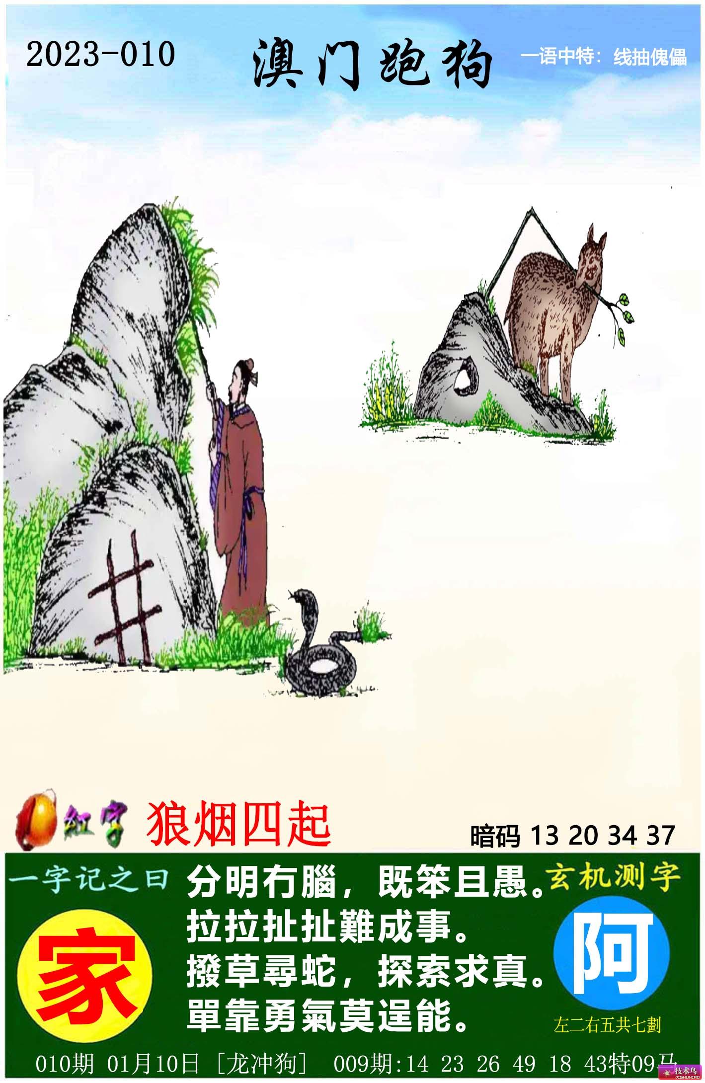 新奥六开彩资料2023跑狗图