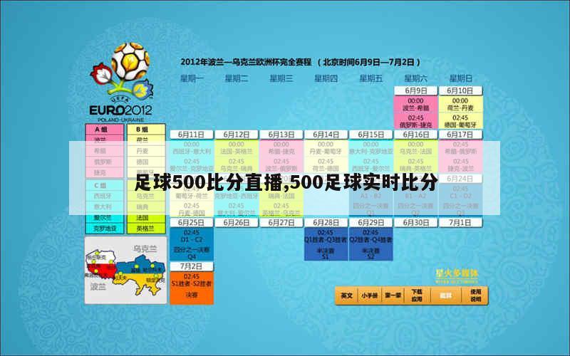 500比分完场电脑版旧版网页版下载