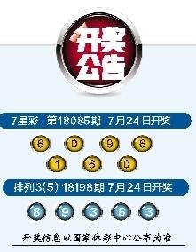 七位数开奖结果号码查询表最新消息今天